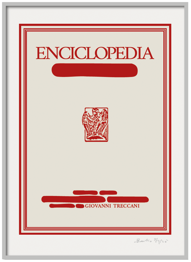 Emilio Isgrò - Cancellatura dei 100 anni - Treccani Arte