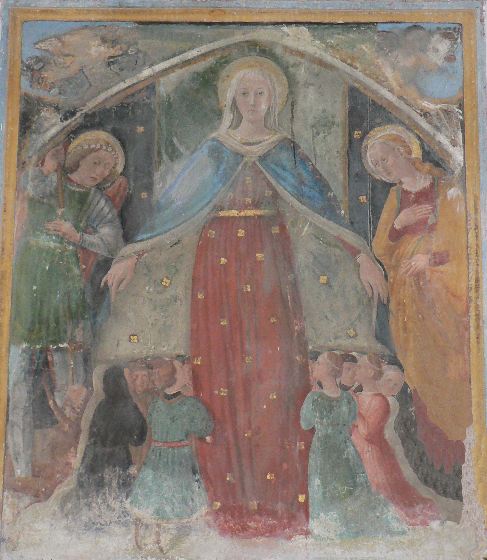 Mater Misericordiae con cavalieri – Cessapalombo Mater Misericordiae con cavalieri - Cessapalombo